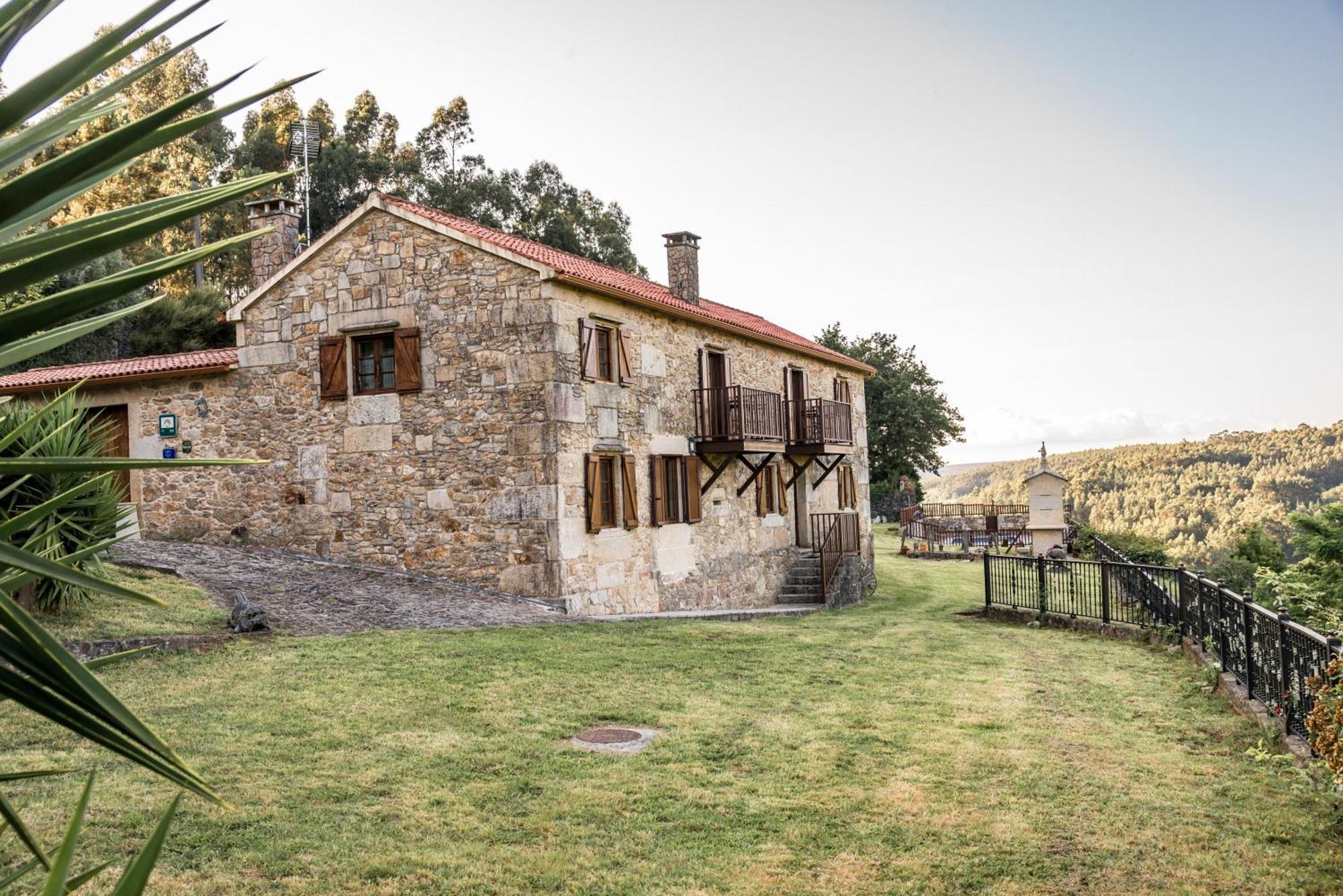 Casa Rural A Avoa Maria Campo Lameiro Dış mekan fotoğraf